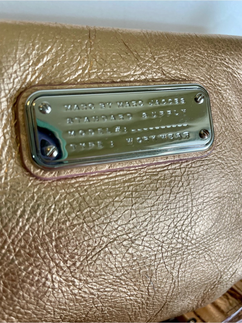 Marc by Marc Jacobs Rose Gold Metallic Crossbody - Picture 4 of 4
